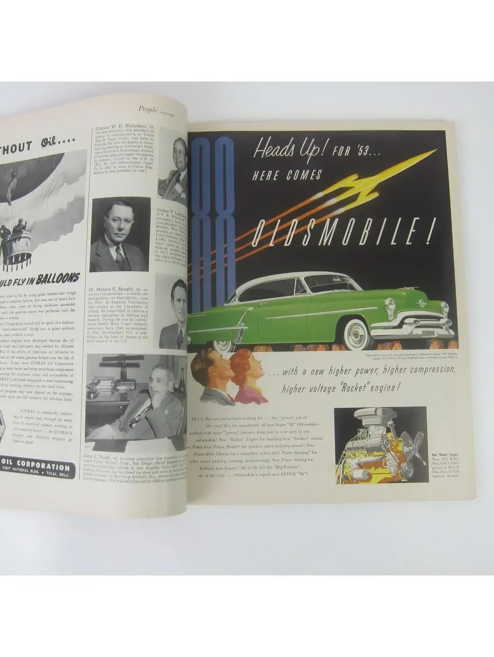 Vintage FORTUNE Magazine February 1953 Nash, Cadillac, Packard, Oldsmobile Ads